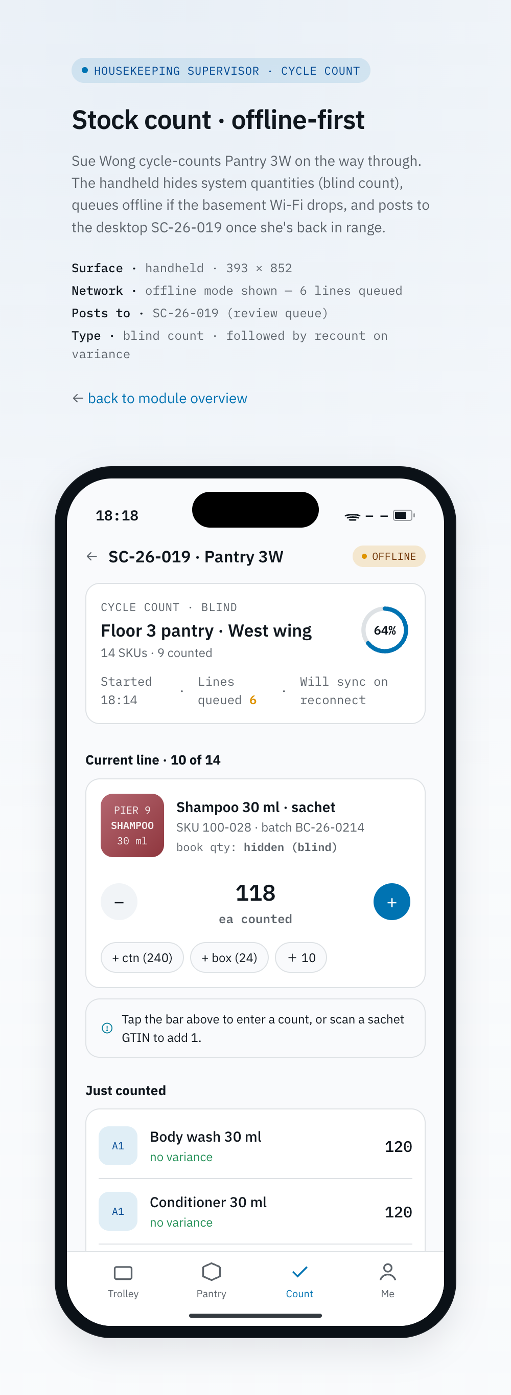 Mobile · Count — screenshot